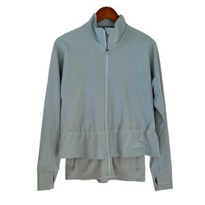 Sweaty Betty Fast Lane Running Jacket In Light Green Size 6